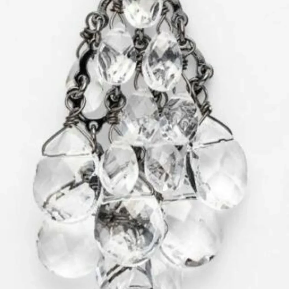 NWT Ann Taylor Chandelier Earrings Dangling Facet - Picture 4 of 7